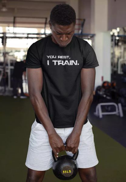 You Rest I Train- Gym Training Motivation T-Shirt Bodybuilding Workout Clothing, White;black
You Rest I Train- Gym Training Motivation T-Shirt Bodybuilding Workout Clothing, White;black