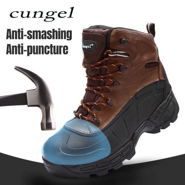 2021 large men's shoes mountaineering wear-resistant, smash proof and puncture work safety boots cowhide labor protection, Black
2021 large men's shoes mountaineering wear-resistant, smash proof and puncture work safety boots cowhide labor protection, Black