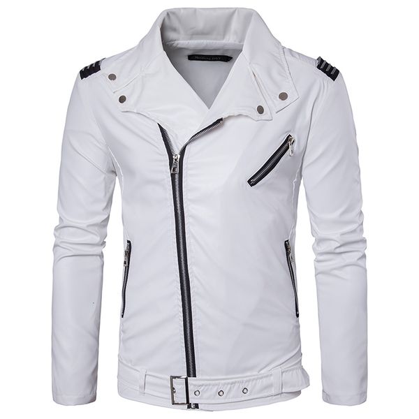 men's fur & faux leather jackets for men punk style multi-zipper design diagonal door guard clothing trend11 5r2m, Black
men's fur & faux leather jackets for men punk style multi-zipper design diagonal door guard clothing trend11 5r2m, Black
