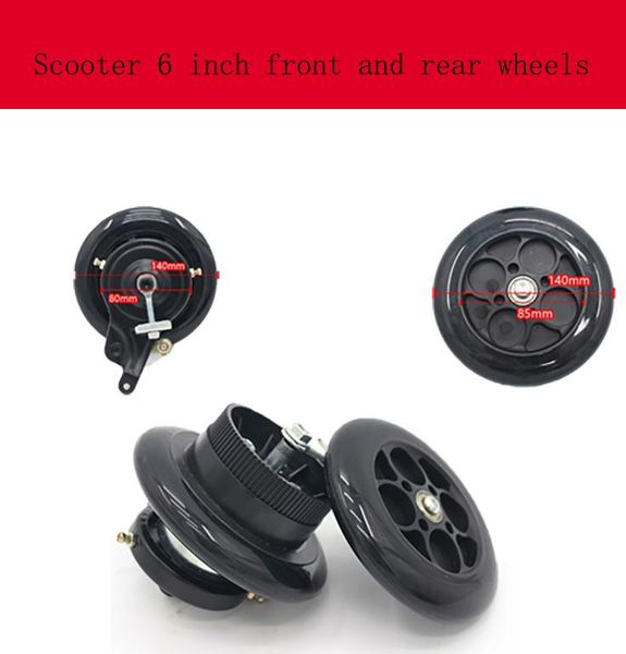 small scooter high-quality 6-inch front and rear wheels, non-slip silent, non-inflatable pu polyurethane solid tires motorcycle wheels &
small scooter high-quality 6-inch front and rear wheels, non-slip silent, non-inflatable pu polyurethane solid tires motorcycle wheels &