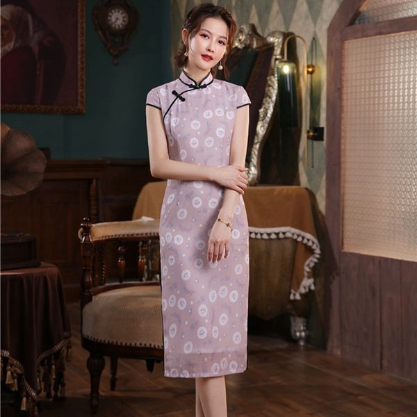 summer women oriental elegant classic slim satin short sleeve cheongsam rayon printed knee-length qipao chinese wedding dresses, Red
summer women oriental elegant classic slim satin short sleeve cheongsam rayon printed knee-length qipao chinese wedding dresses, Red