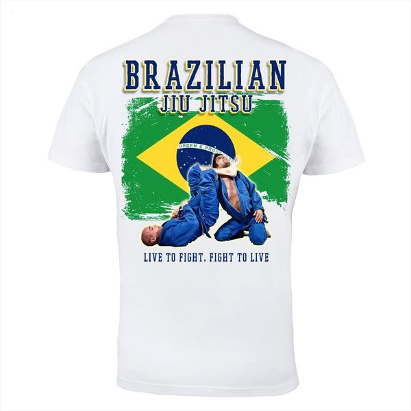 brazilian jiu jitsu bjj gym men martial arts mma white cotton t shirt tee, White;black
brazilian jiu jitsu bjj gym men martial arts mma white cotton t shirt tee, White;black