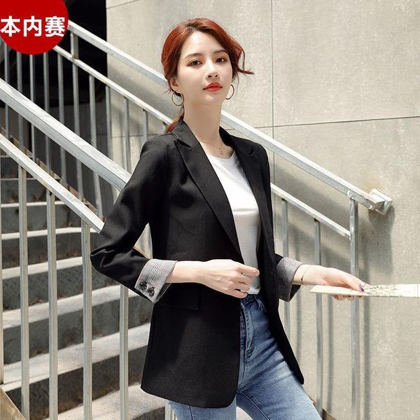 women's suits & blazers blazer women black women's jacket spring and autumn leisure suit veste femme suits & blazers, White;black
women's suits & blazers blazer women black women's jacket spring and autumn leisure suit veste femme suits & blazers, White;black