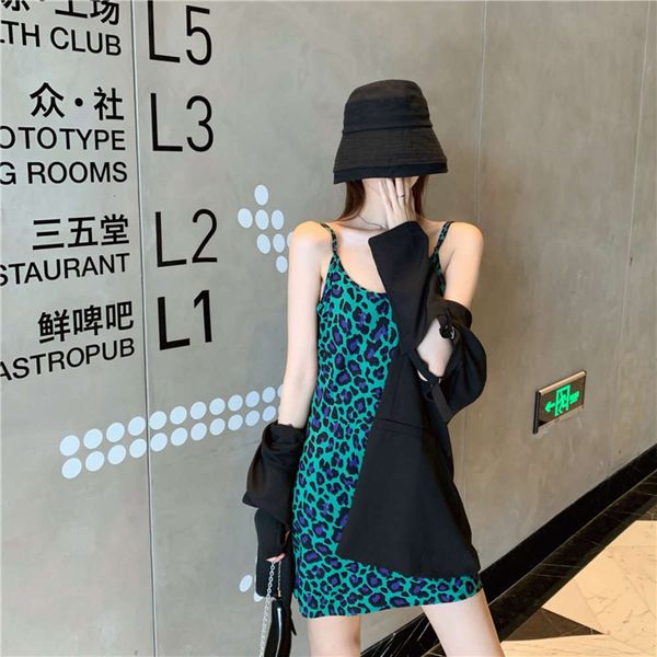 party dresses suit chic design stitching black medium length loose casual jacket fashion 5zhc, White;black
party dresses suit chic design stitching black medium length loose casual jacket fashion 5zhc, White;black