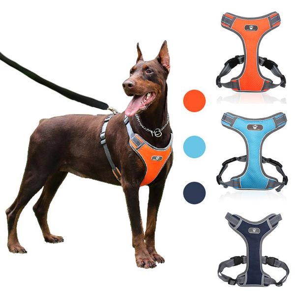 dog collars & leashes medium large harness adjustable reflective walking harnesses vest for pet dogs golden retriever training product
dog collars & leashes medium large harness adjustable reflective walking harnesses vest for pet dogs golden retriever training product