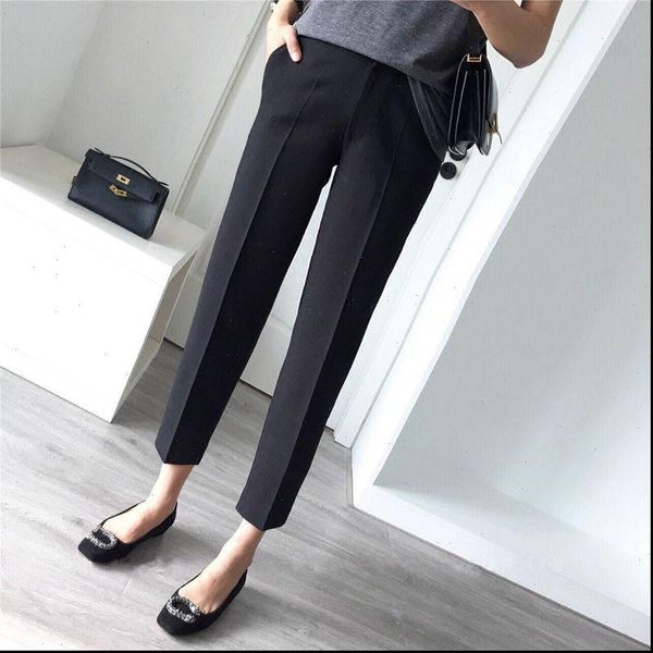 womens pant autumn suit pencil pants casual all match elastic waist work female trousers fashion high plus size 5xl, Black;white
womens pant autumn suit pencil pants casual all match elastic waist work female trousers fashion high plus size 5xl, Black;white
