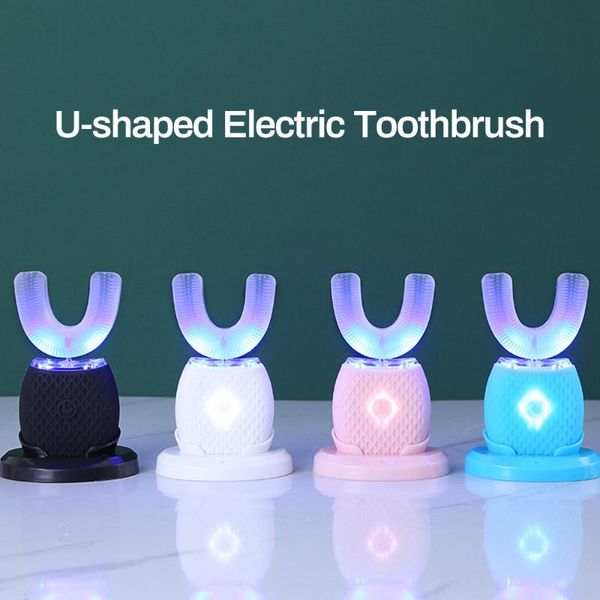 smart electric toothbrush intelligent sonic u-shaped tooth brush usb charging blue light whitening 360 degrees cleaning
smart electric toothbrush intelligent sonic u-shaped tooth brush usb charging blue light whitening 360 degrees cleaning