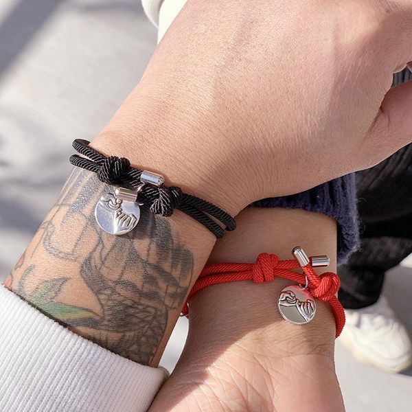 charm bracelets couple bracelet for girls magnetic attraction creative men friendship rope and women jewelry gift homme, Golden;silver
charm bracelets couple bracelet for girls magnetic attraction creative men friendship rope and women jewelry gift homme, Golden;silver