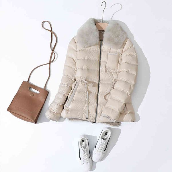 women's down & parkas winter ultra light 90% duck jacket women large natural rabbit's hair white parka sash tie up warm coats 137e, Black
women's down & parkas winter ultra light 90% duck jacket women large natural rabbit's hair white parka sash tie up warm coats 137e, Black