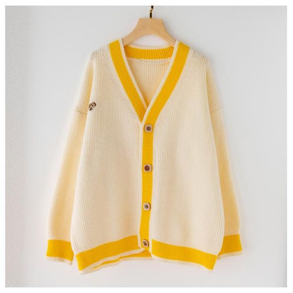 sweaters autumn winter women and korean style cute knit jackets bear embroidery sweater coat loose cardigans, White;black
sweaters autumn winter women and korean style cute knit jackets bear embroidery sweater coat loose cardigans, White;black
