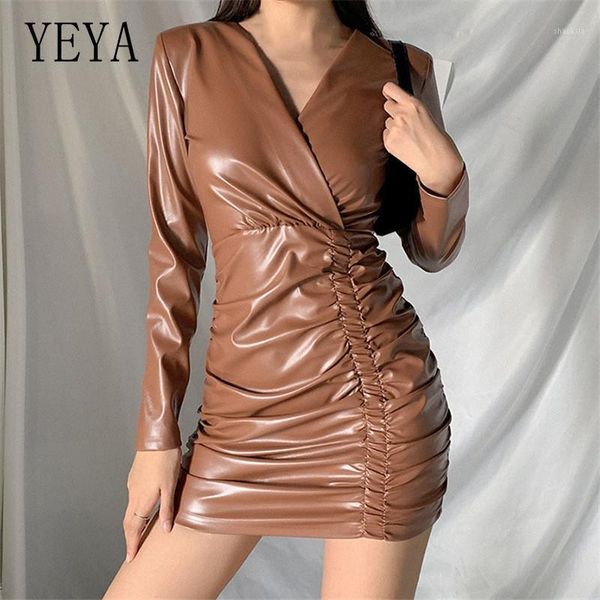 pu leather mini dress women long sleeve v neck clothing lady casual bodycon pencil dresses, Black;gray
pu leather mini dress women long sleeve v neck clothing lady casual bodycon pencil dresses, Black;gray