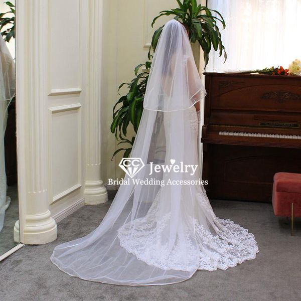 bridal veils cc hair veil for women wedding accessories 3.25 meters long 2 layer soft white ivory marry cathedral hairwear v690, Black
bridal veils cc hair veil for women wedding accessories 3.25 meters long 2 layer soft white ivory marry cathedral hairwear v690, Black