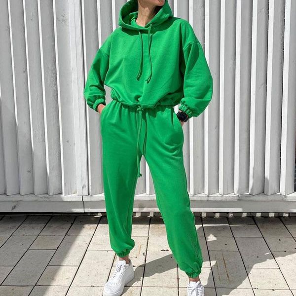 women's two piece pants casual sports suits women loose hooded long sleeve solid cloth suit female streetwear autumn winter fashion set, White
women's two piece pants casual sports suits women loose hooded long sleeve solid cloth suit female streetwear autumn winter fashion set, White