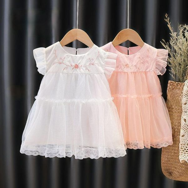 girl's dresses summer birthday dress for 1 year baby girl solid embroidery flower cute princess party wedding kids children clothes, Red;yellow
girl's dresses summer birthday dress for 1 year baby girl solid embroidery flower cute princess party wedding kids children clothes, Red;yellow
