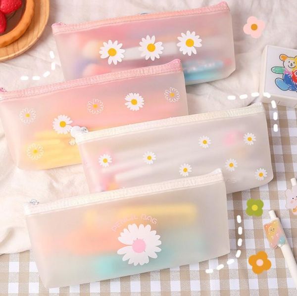 pencil bags 1pc kawaii case matte transparent daisy gift school box pencilcase bag makeup storage supplies stationery
pencil bags 1pc kawaii case matte transparent daisy gift school box pencilcase bag makeup storage supplies stationery