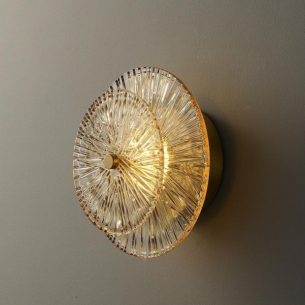 wall lamp postmodern copper light luxury creative living room background aisle bedroom round glass
wall lamp postmodern copper light luxury creative living room background aisle bedroom round glass