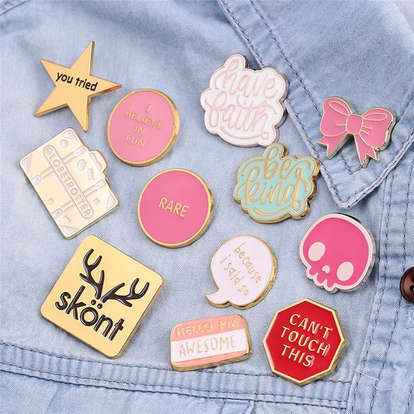 gold color be kind pins classical fairy tale hard enamel brooch pin lapel pin for women metal bag hat badges brooches jewelry, Blue
gold color be kind pins classical fairy tale hard enamel brooch pin lapel pin for women metal bag hat badges brooches jewelry, Blue