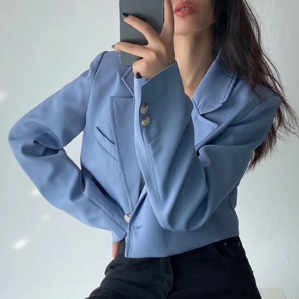 women's suits & blazers za women's blazer fashions england style single button jacket of the vintage long sleeve woman's slee, White;black
women's suits & blazers za women's blazer fashions england style single button jacket of the vintage long sleeve woman's slee, White;black