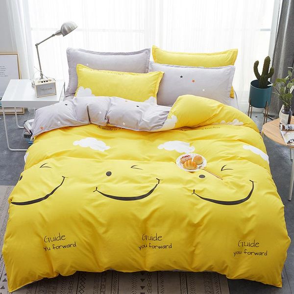 bedding sets luxury king size set cartoons comfortable gold printing bed sheet student dormitory home decor 2021
bedding sets luxury king size set cartoons comfortable gold printing bed sheet student dormitory home decor 2021