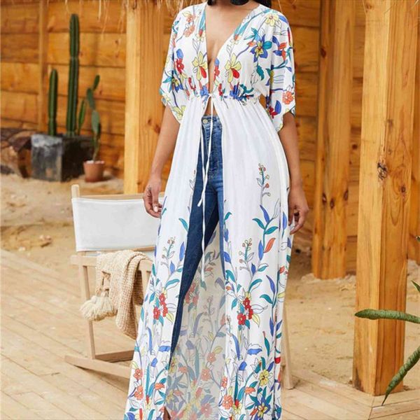 bohemian floral embroidered half sleeve women dresses front open summer beach elegant beachwear maxi robe de plage n851, Black;gray
bohemian floral embroidered half sleeve women dresses front open summer beach elegant beachwear maxi robe de plage n851, Black;gray