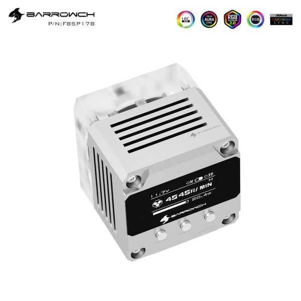 fans & coolings barrowch water-cooling system special water pump set pwm speed-regulating 17w smart version fbsp17b
fans & coolings barrowch water-cooling system special water pump set pwm speed-regulating 17w smart version fbsp17b