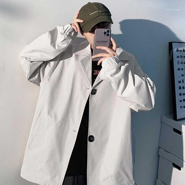 men's jackets 2021 autumn and winter jacket fashion all-match solid color loose handsome casual small suit, Black;brown
men's jackets 2021 autumn and winter jacket fashion all-match solid color loose handsome casual small suit, Black;brown