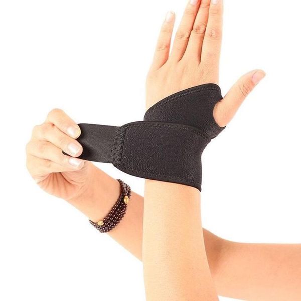 sports braces professional fitness exercise winding compression tenosynovitis men's and women's wrist band support, Black;red
sports braces professional fitness exercise winding compression tenosynovitis men's and women's wrist band support, Black;red