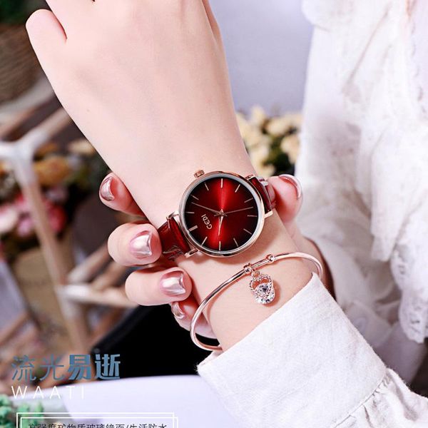 wristwatches fashion&casual hand watches korean trend of women's watch sweet fresh belt temperament female wrist table, Slivery;brown
wristwatches fashion&casual hand watches korean trend of women's watch sweet fresh belt temperament female wrist table, Slivery;brown