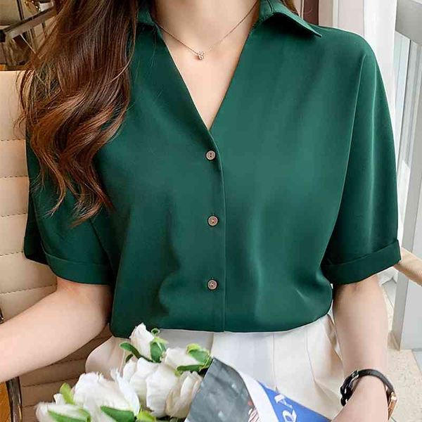 blusas mujer blouses femme short sleeve blouse women blusas mujer de moda v-neck chiffon blouse shirt women e836 210602, White
blusas mujer blouses femme short sleeve blouse women blusas mujer de moda v-neck chiffon blouse shirt women e836 210602, White