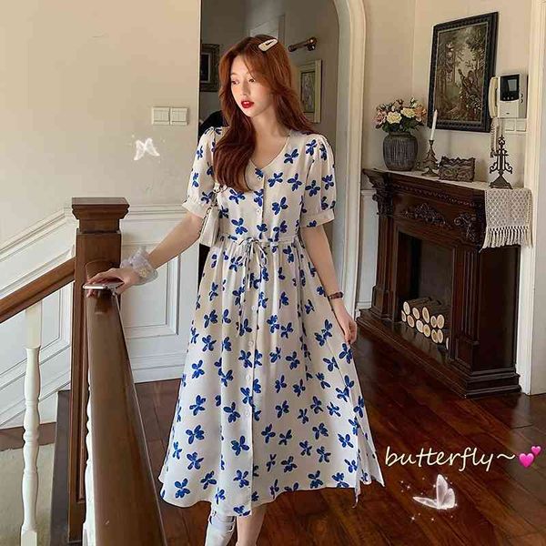 l-4xl plus size summer women casual printing dress short sleeve streetwear high waist v neck korean style dresses vestidos 210515, Black;gray
l-4xl plus size summer women casual printing dress short sleeve streetwear high waist v neck korean style dresses vestidos 210515, Black;gray