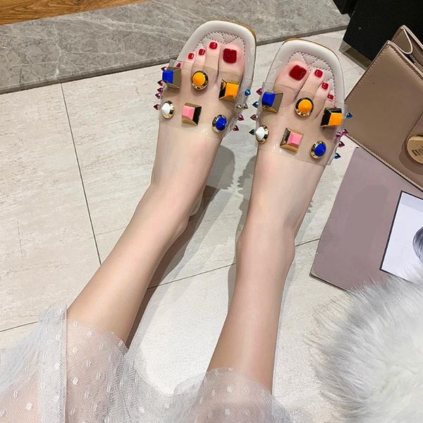 clear slippers women rhinestone flat sandals summer shoes woman transparent open toe pumps zapatos de mujer, Black
clear slippers women rhinestone flat sandals summer shoes woman transparent open toe pumps zapatos de mujer, Black