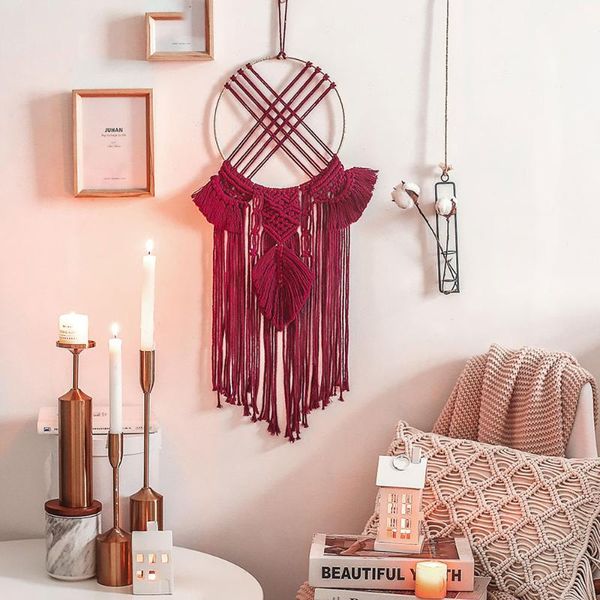 tapestries macrame tapestry wall background living room home decor hand-woven cotton thread nordic fashion style ornaments
tapestries macrame tapestry wall background living room home decor hand-woven cotton thread nordic fashion style ornaments