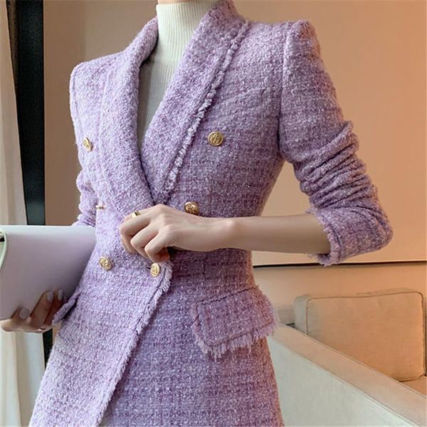 women's wool & blends hstar fashion ladies woolen coat double breasted elegant blazer female purple tweed blended autumn women jacket o, Black
women's wool & blends hstar fashion ladies woolen coat double breasted elegant blazer female purple tweed blended autumn women jacket o, Black