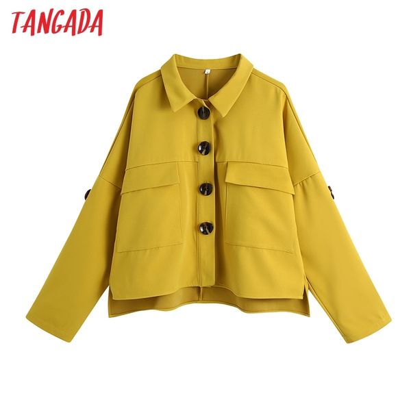 women fashion oversized yellow spring jacket double breasted long sleeve female outerwear chic be526 210416, Black;brown
women fashion oversized yellow spring jacket double breasted long sleeve female outerwear chic be526 210416, Black;brown