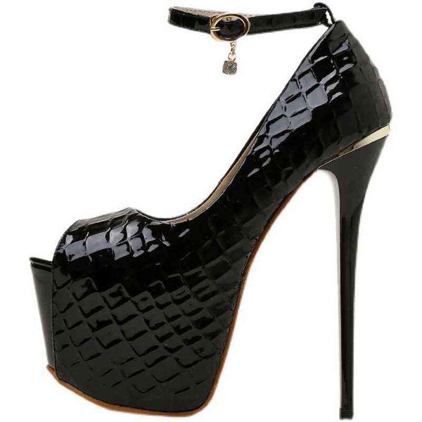 spring and summer european and american fashion fish mouth high-heeled single shoes nightclub pole dance thin heeled women's shoes, Black
spring and summer european and american fashion fish mouth high-heeled single shoes nightclub pole dance thin heeled women's shoes, Black