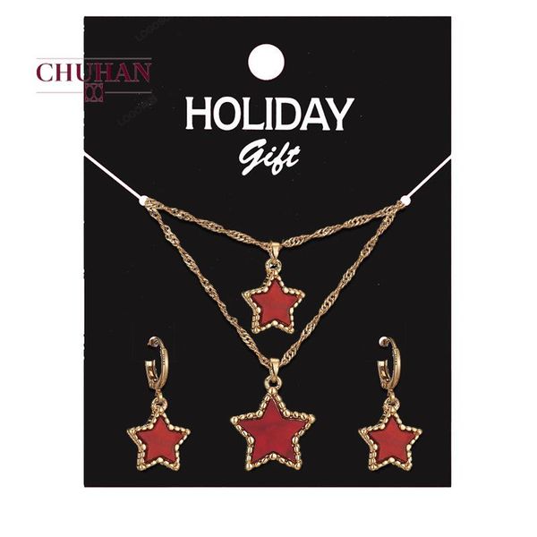earrings & necklace chuhan fashionable women jewelry sets acrylic multilayer star set luxury christmas gift for party c372, Silver
earrings & necklace chuhan fashionable women jewelry sets acrylic multilayer star set luxury christmas gift for party c372, Silver