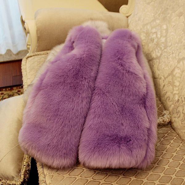 blends women winter thick warm faux coats korean sweet purple fake fox fur sleeveless jackets a233, Black
blends women winter thick warm faux coats korean sweet purple fake fox fur sleeveless jackets a233, Black