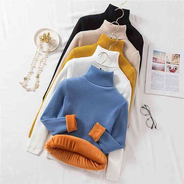 woman sweaters thick jerseys mujer c plus velet warm turtleneck pull femme basic winter clothes dopshipping women, White;black
woman sweaters thick jerseys mujer c plus velet warm turtleneck pull femme basic winter clothes dopshipping women, White;black