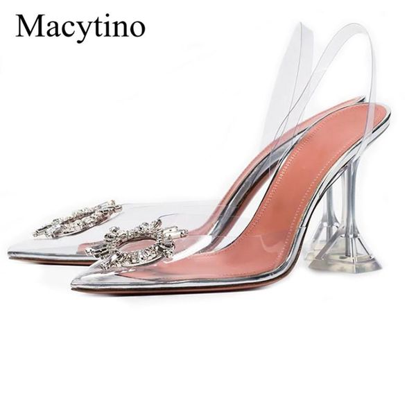 selling summer pvc sandals crystal high heel slingback shoes women pointed toe plus size wedding pumps, Black
selling summer pvc sandals crystal high heel slingback shoes women pointed toe plus size wedding pumps, Black