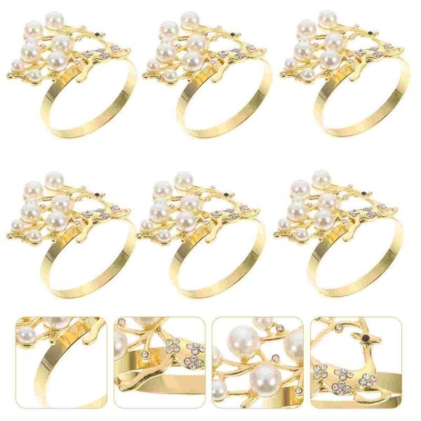 napkin rings 6pcs deer shape circles holder for christmas table settings (golden) 
napkin rings 6pcs deer shape circles holder for christmas table settings (golden)