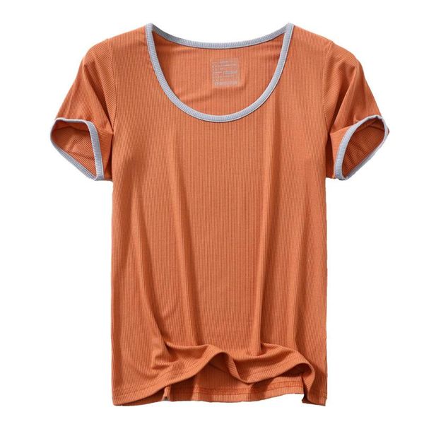temperament woman ice silk modal knitted short-sleeved t-shirt 2021 summer girl light and comfortable slim all-match women's, White
temperament woman ice silk modal knitted short-sleeved t-shirt 2021 summer girl light and comfortable slim all-match women's, White
