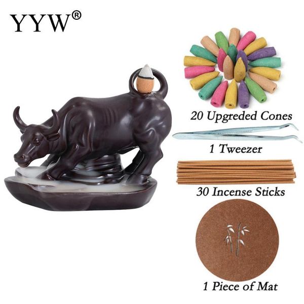 incense burner ceramic back-flowing animal bull watching buddhist road ornaments for home or office stick holder fragrance lamps
incense burner ceramic back-flowing animal bull watching buddhist road ornaments for home or office stick holder fragrance lamps