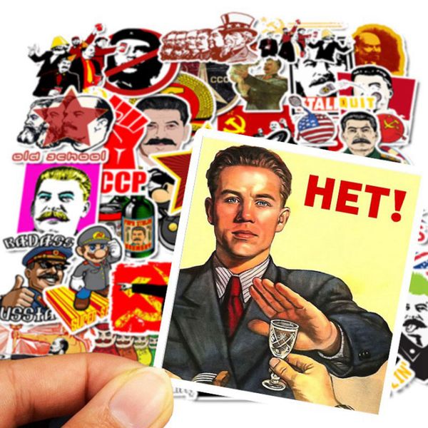 50 pcs stalin ussr cccp graffiti waterproof skateboard travel suitcase phone lapluggage stickers cute kids girl toys
50 pcs stalin ussr cccp graffiti waterproof skateboard travel suitcase phone lapluggage stickers cute kids girl toys