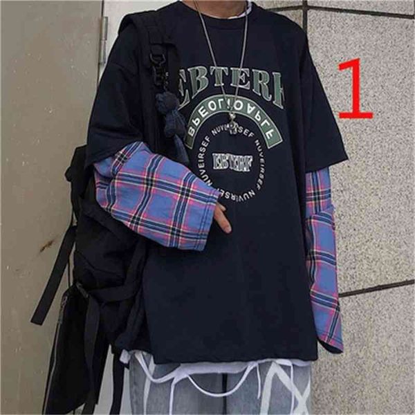 autumn ins trend tide brand printed long-sleeved t-shirt loose korean version 210420, White;black
autumn ins trend tide brand printed long-sleeved t-shirt loose korean version 210420, White;black
