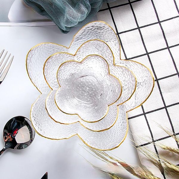 creative transparent petal bowl irregular household salad fruit dipping dish hammer eye glass dinnerware sets
creative transparent petal bowl irregular household salad fruit dipping dish hammer eye glass dinnerware sets