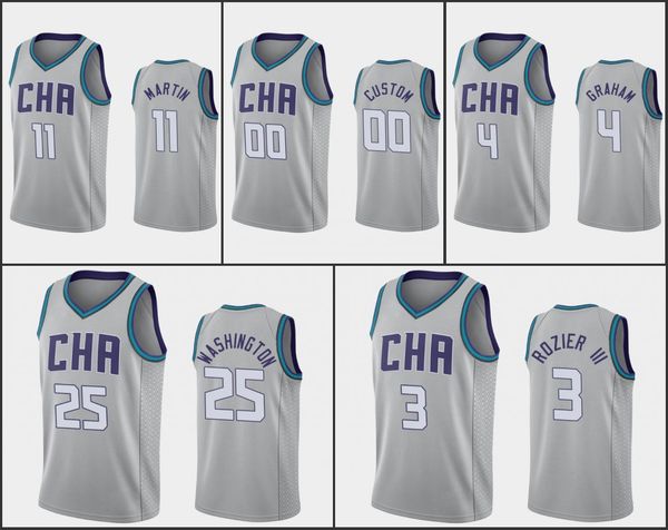 charlottehornetsmen p.j. washington cody martin devonte' graham terry rozier iii customcityfinished gray jersey, Black
charlottehornetsmen p.j. washington cody martin devonte' graham terry rozier iii customcityfinished gray jersey, Black