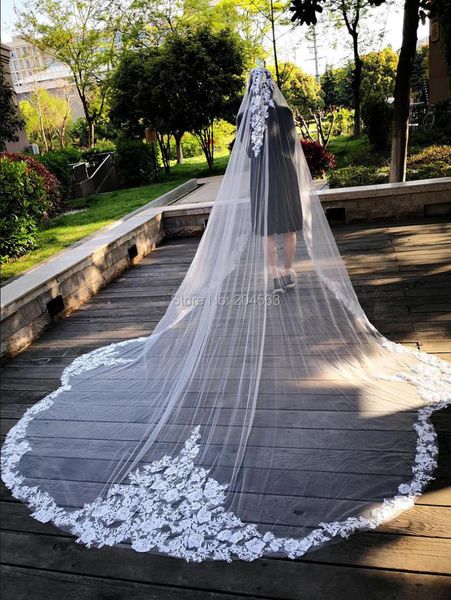 bridal veils real po unique one layer wedding veil with comb lace edge cathedral m2021, Black
bridal veils real po unique one layer wedding veil with comb lace edge cathedral m2021, Black