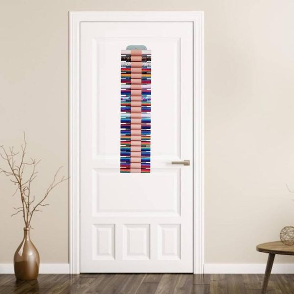 hooks & rails roll holder wall-mounted leather storage organizer rack multi-compartment gift box reel door wall hanging
hooks & rails roll holder wall-mounted leather storage organizer rack multi-compartment gift box reel door wall hanging