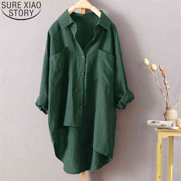 loose long shirt women vintage blouse plus size 3xl 4xl 5xl sleeve solid fall casual ladies button blusas 12161 210506, White
loose long shirt women vintage blouse plus size 3xl 4xl 5xl sleeve solid fall casual ladies button blusas 12161 210506, White