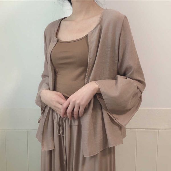 womengaga spring summer thin shirt large loose casual women's cardigan sunscreen blouse irregular korean 3ig 210603, White
womengaga spring summer thin shirt large loose casual women's cardigan sunscreen blouse irregular korean 3ig 210603, White